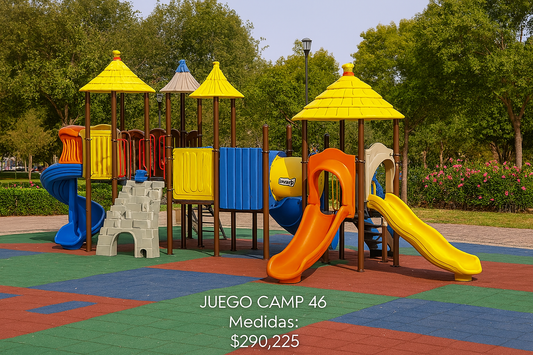 🌳 Juego Infantil Temático - Modelo CAMP 46