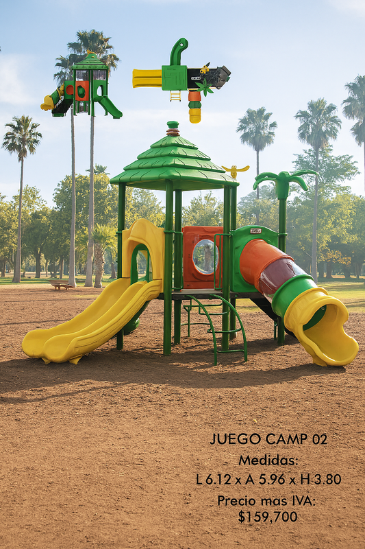 🌳 Juego Infantil Temático - Modelo CAMP 02